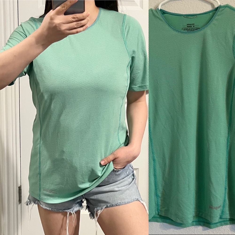 EUC Patagonia Capilene Lightweight base layer short sleeve top
